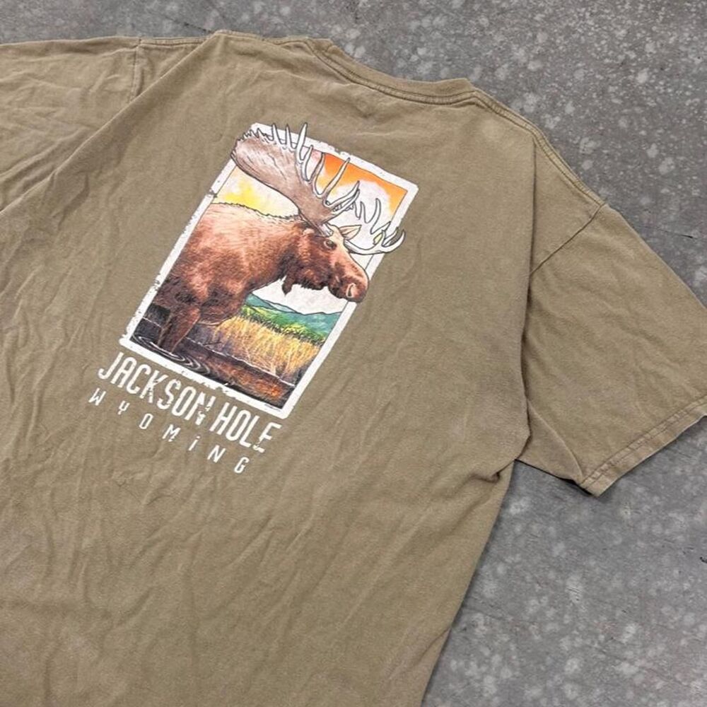Vintage style Mosse Jackson Hole Wyoming Graphic Tee